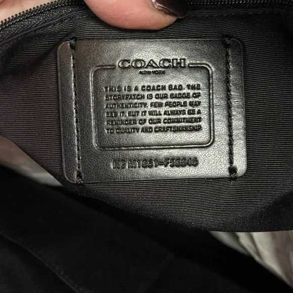 Coach City Tote Black Bag new with tags - Picture 5 of 8